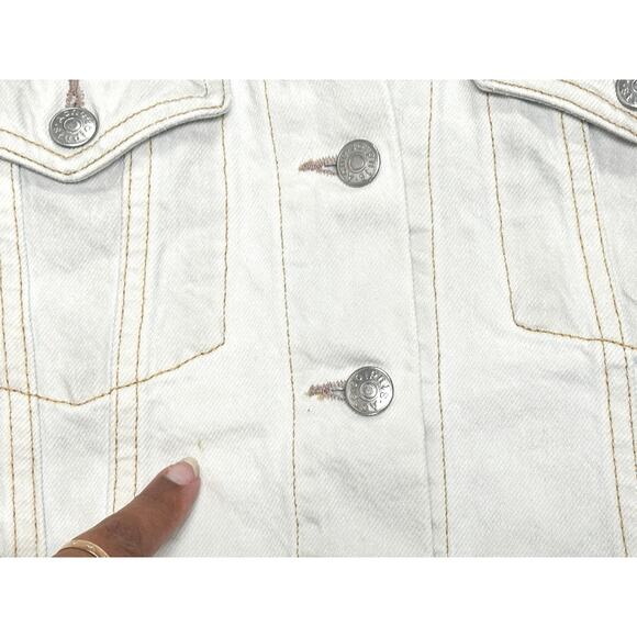 ACNE STUDIOS Women's 1999 Sky Denim Jacket Size 34 (US 2) in Stonewashed - Picture 9 of 12